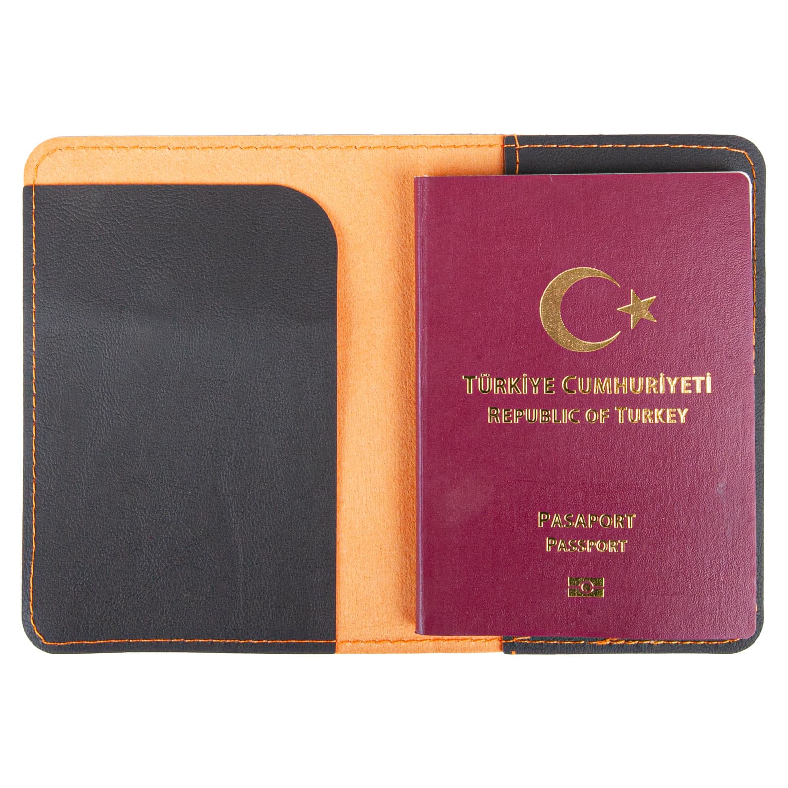 PASAPORTLUK TURUNCU DERİ Model 460116 promosyon ürünü