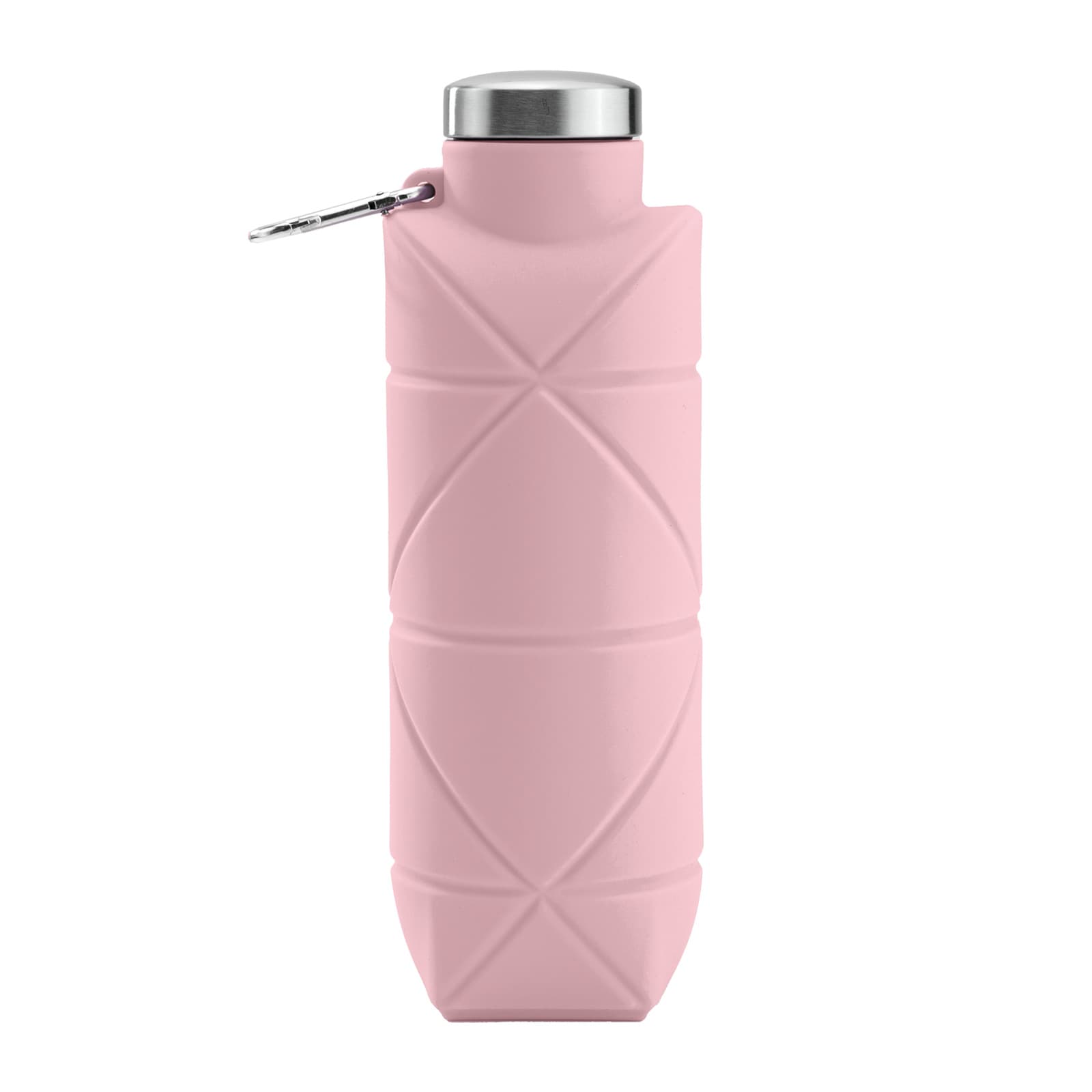 AYDENİZ PEMBE 700 ML KATLANABİLİR SİLİKON MATARA Model 794013 promosyon ürünü