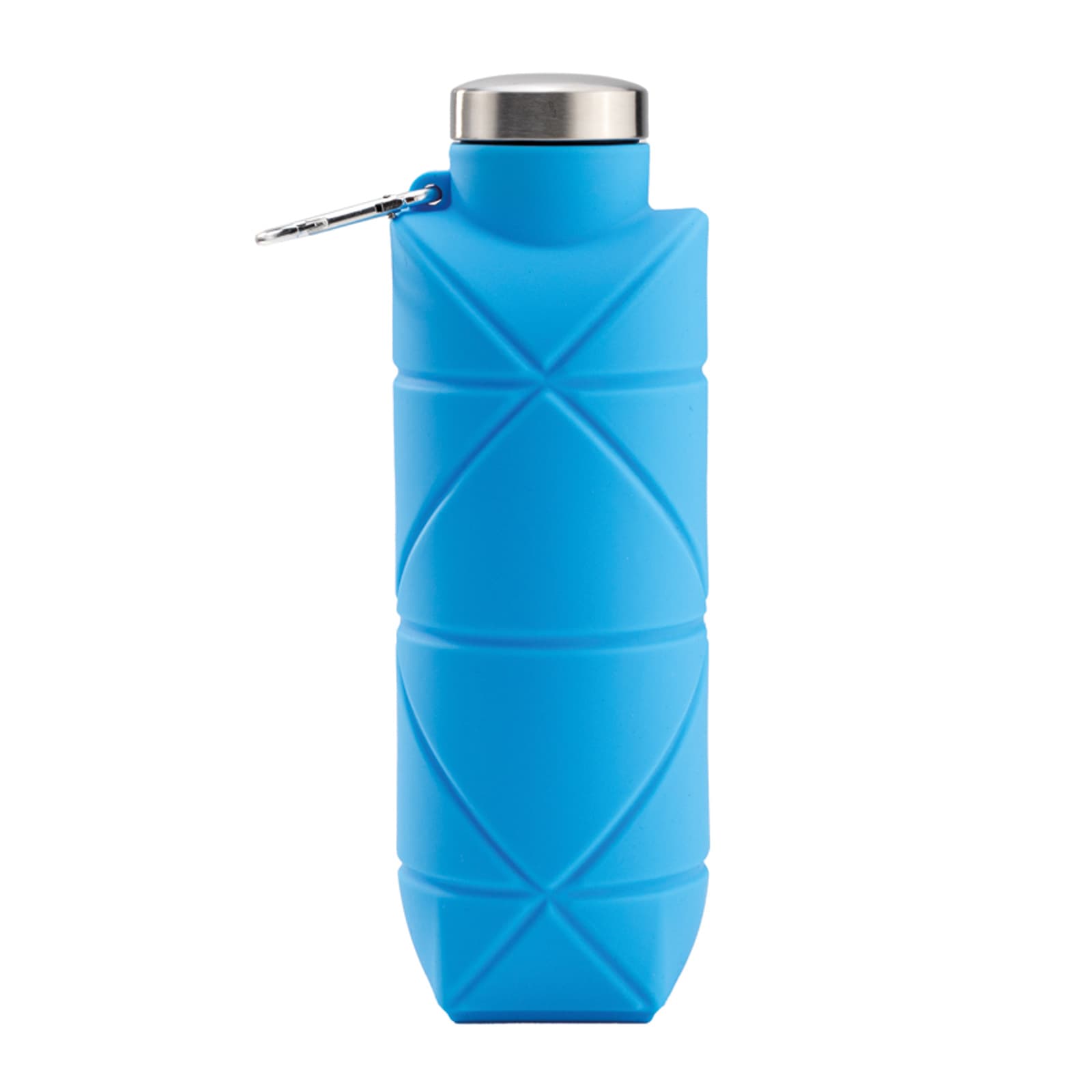 AYDENİZ MAVİ 700 ML KATLANABİLİR SİLİKON MATARA Model 794005 promosyon ürünü