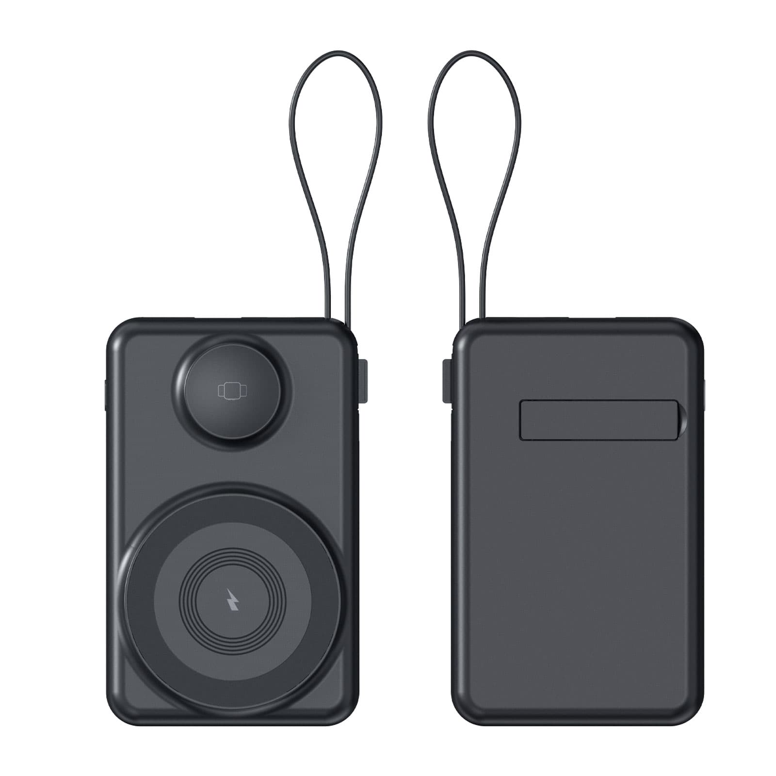 KAYABEYİ 10.000 MAH SİYAH MAGSAFE ve WIRELESS POWERBANK Model 225501 promosyon ürünü
