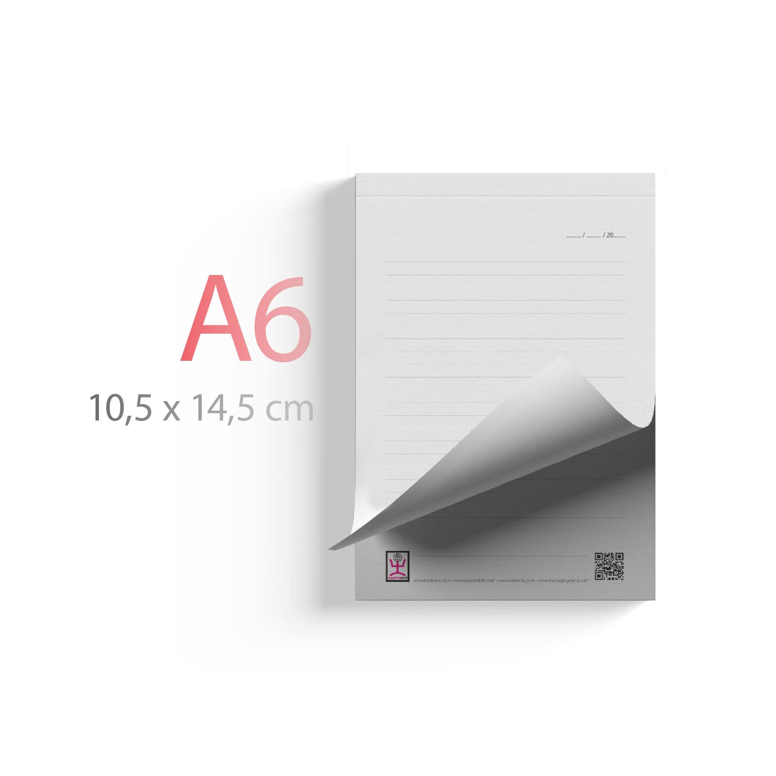 ALA-33 A6 TUTKALLI BLOKNOT Model ALA-33 promosyon ürünü