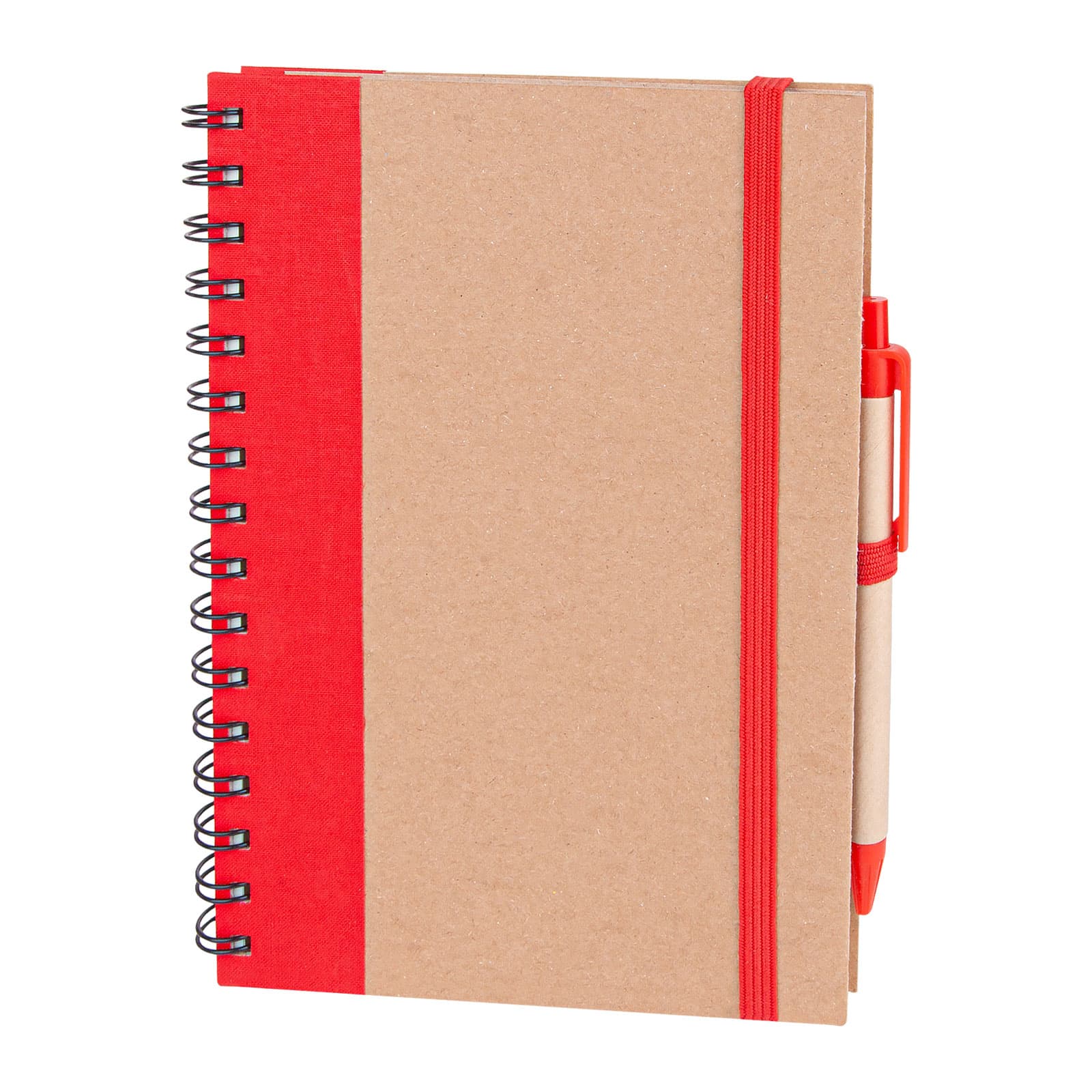 PURSAKLAR KIRMIZI SPİRALLİ TARİHSİZ DEFTER (15X21 CM) Model 306304 promosyon ürünü