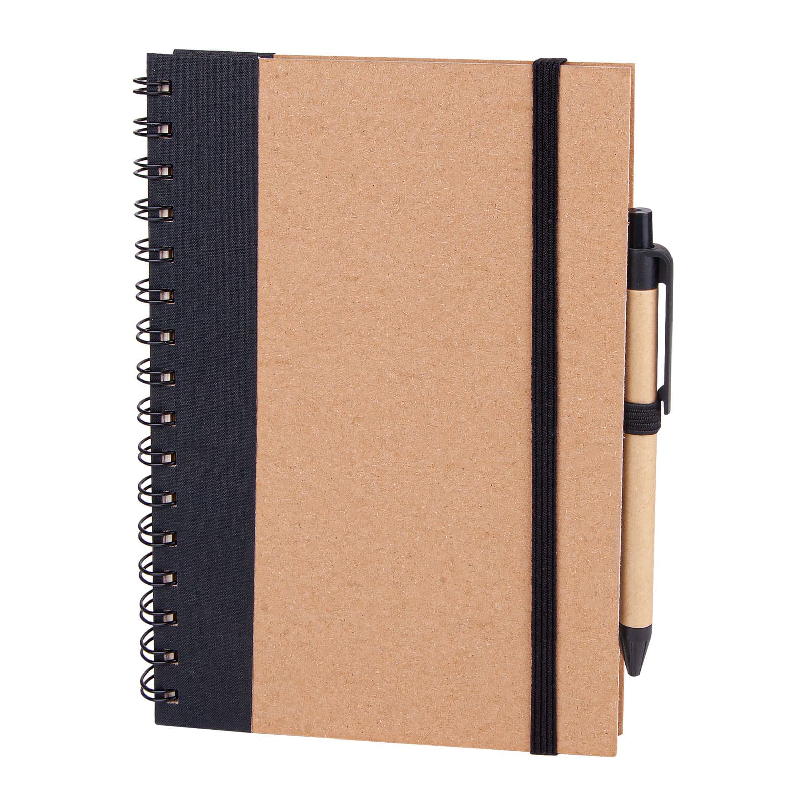PURSAKLAR SİYAH SPİRALLİ TARİHSİZ DEFTER (15X21 CM) Model 306301 promosyon ürünü