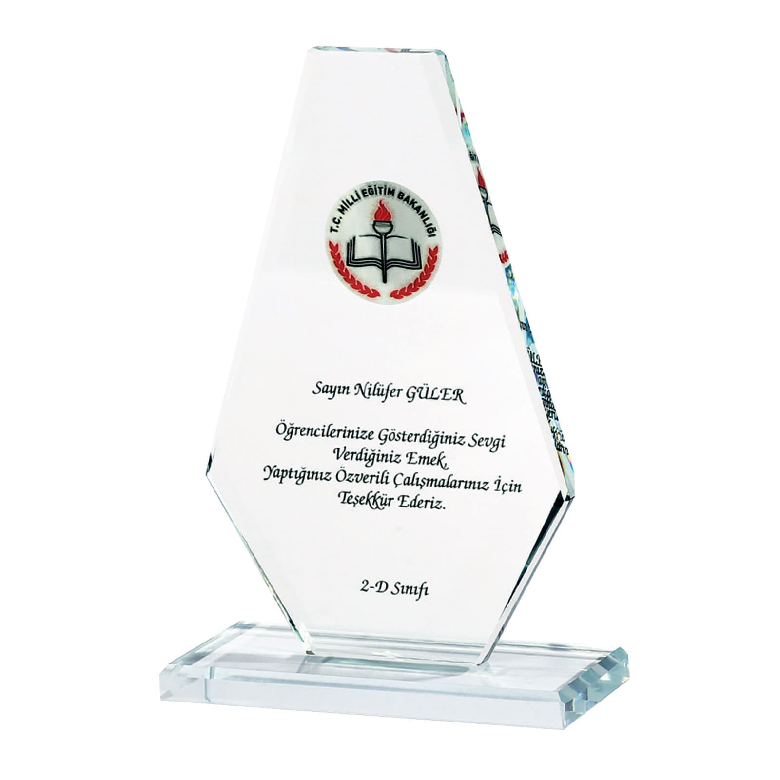 YAMAN KRİSTAL PLAKET promosyon ürünü