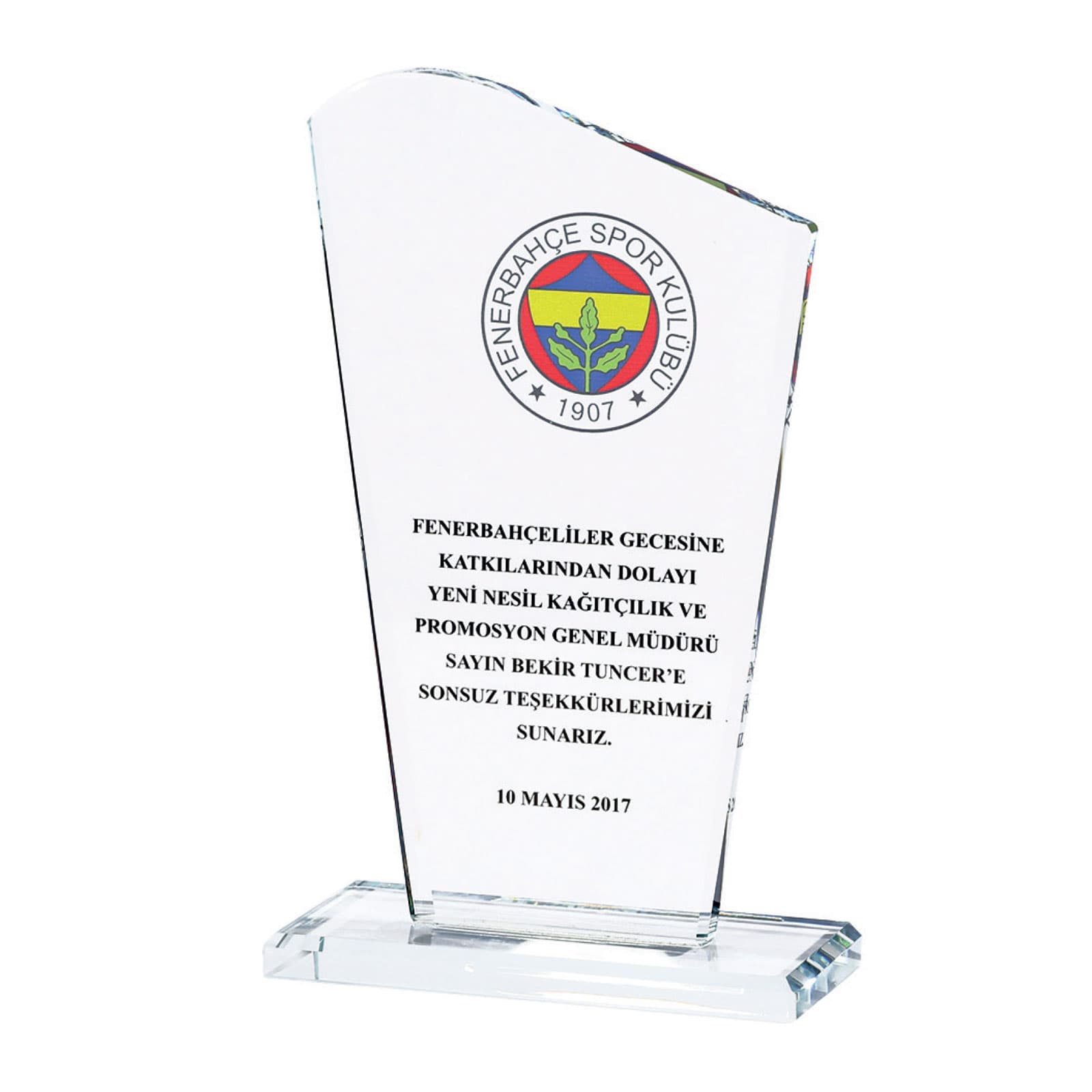 ÖNDER KRİSTAL PLAKET Model 486531 promosyon ürünü