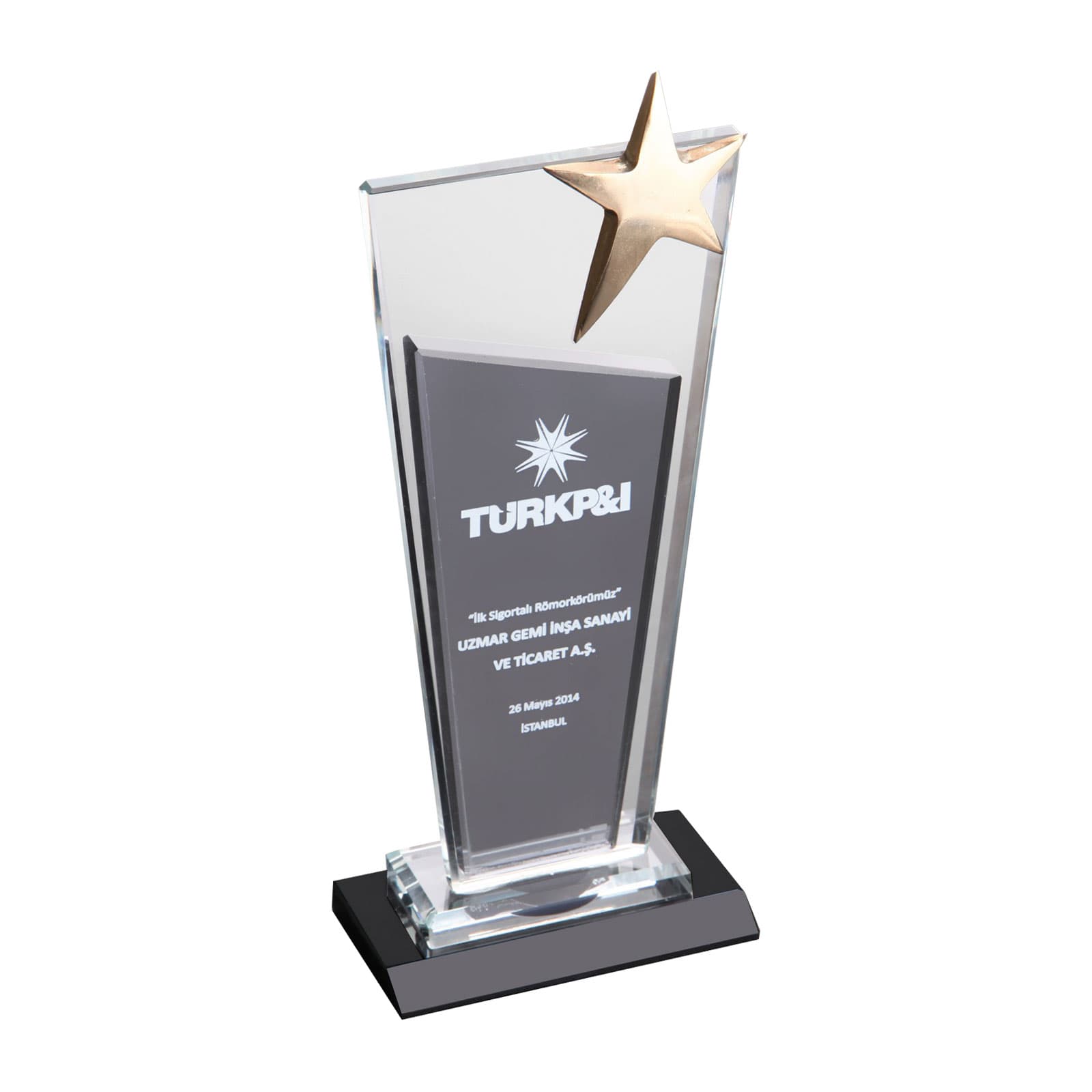 İMRANLI KRİSTAL PLAKET Model 743231 promosyon ürünü