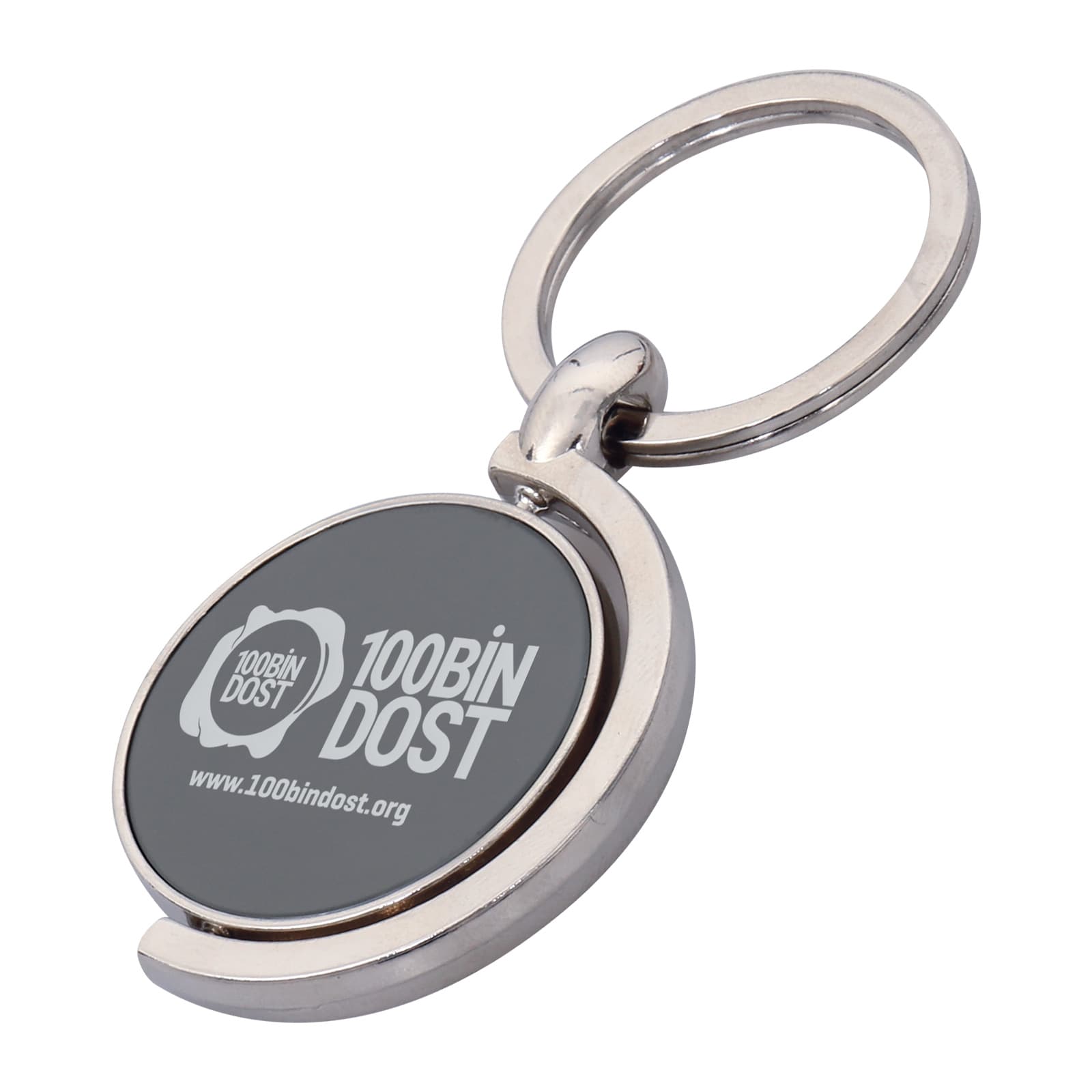 GEREN ÇİFT YÖN METAL DÖNER ANAHTARLIK Model 477817 promosyon ürünü