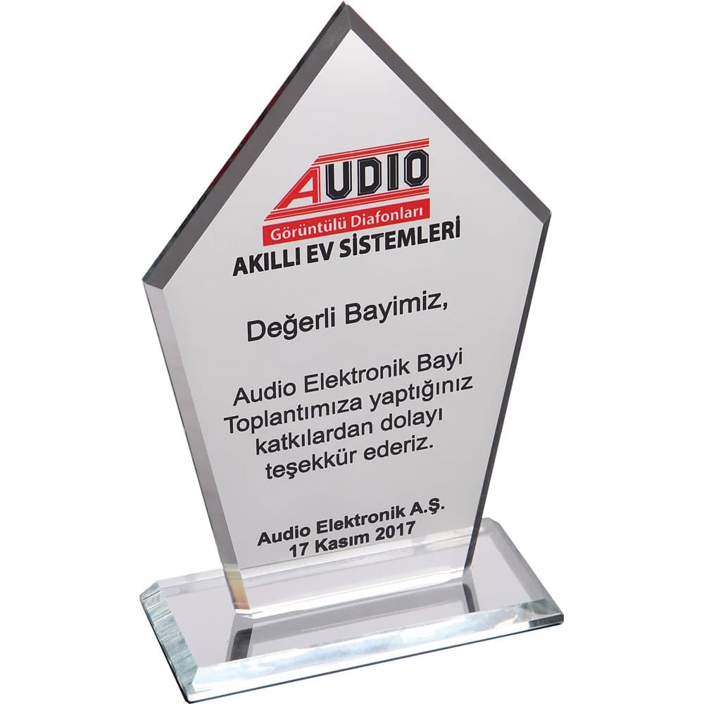 Kristal Plaket promosyon ürünü