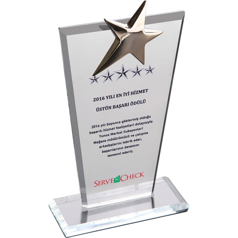 Kristal Plaket promosyon ürünü