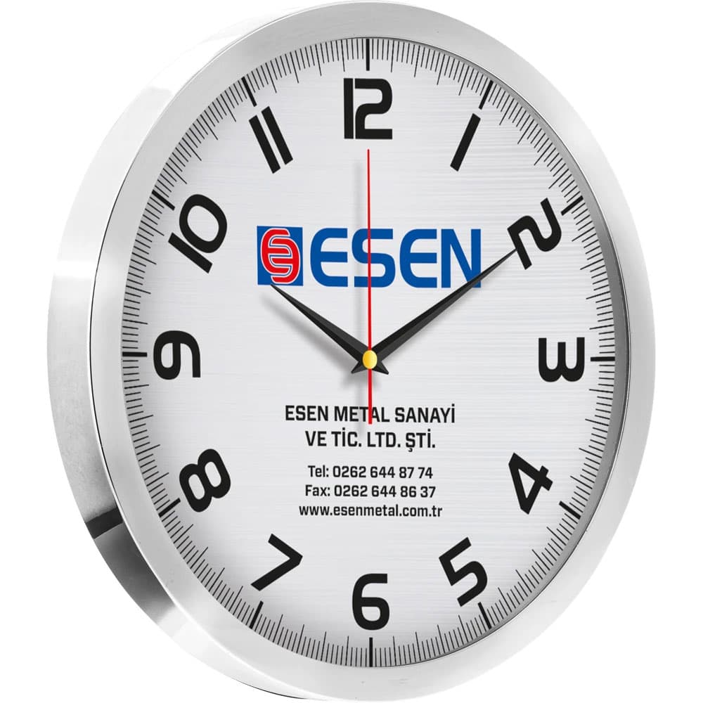 Metal Duvar Saati Model V30-940-B promosyon ürünü
