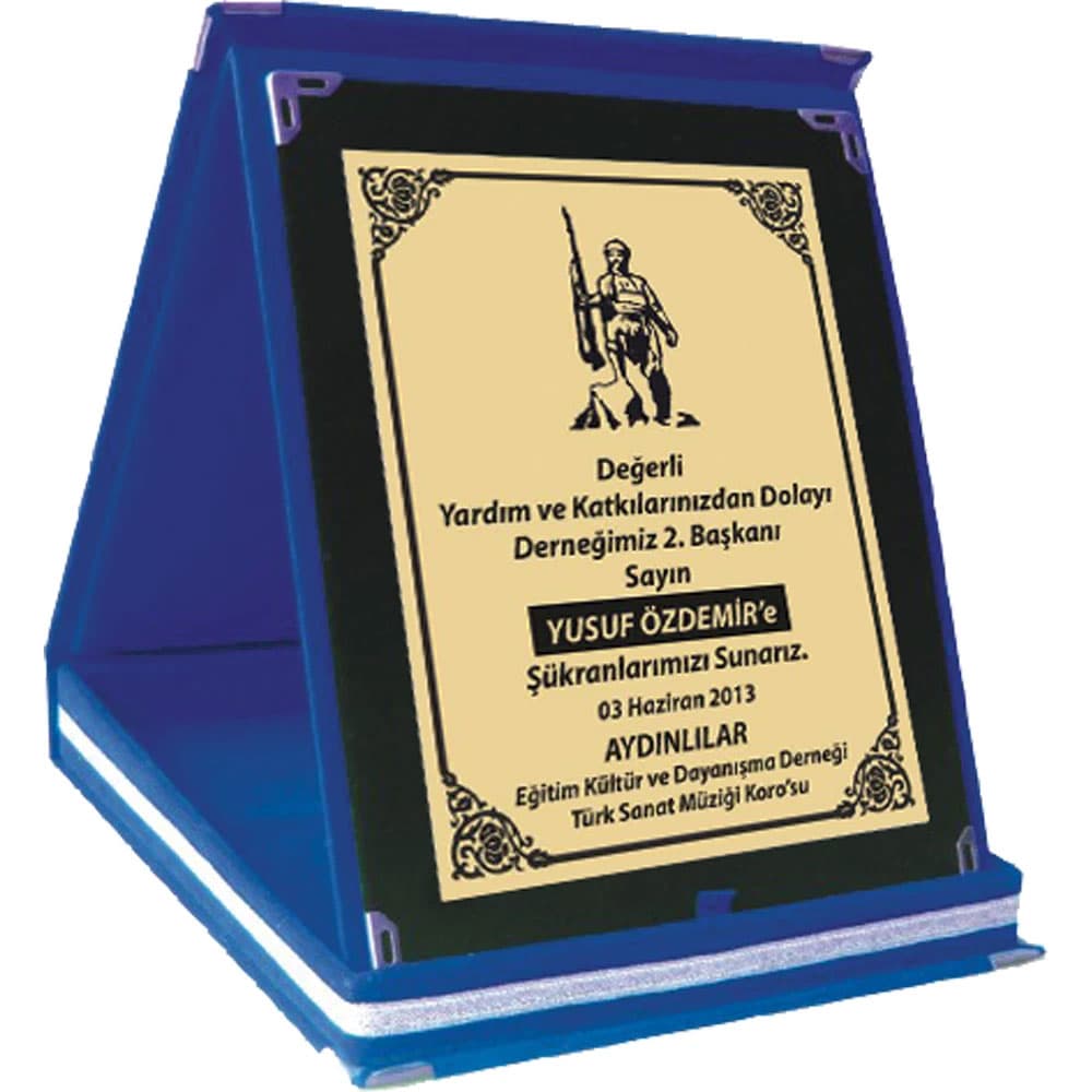 Albüm Plaket Model AP-01L-12x16 - Lacivert promosyon ürünü
