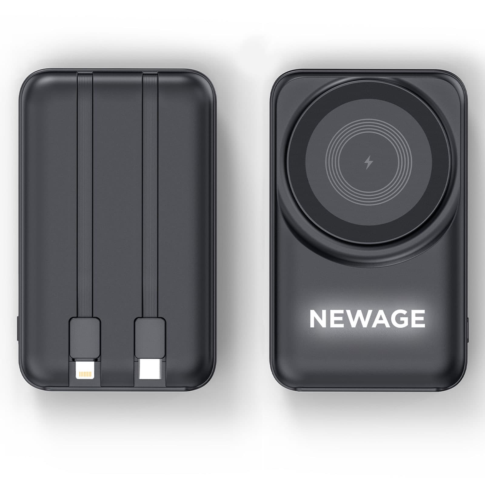 KÜÇÜKLER 10.000 MAH SİYAH MAGSAFE ve WIRELESS POWERBANK Model 259301 promosyon ürünü