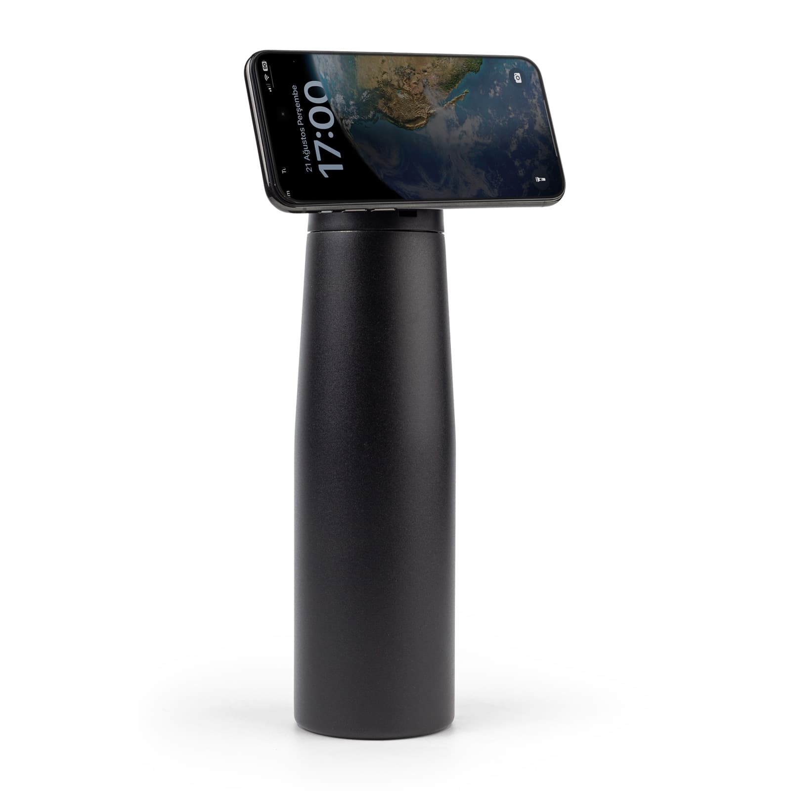 SAKLIGÖL SİYAH 550 ML TELEFON TUTUCULU TERMOS