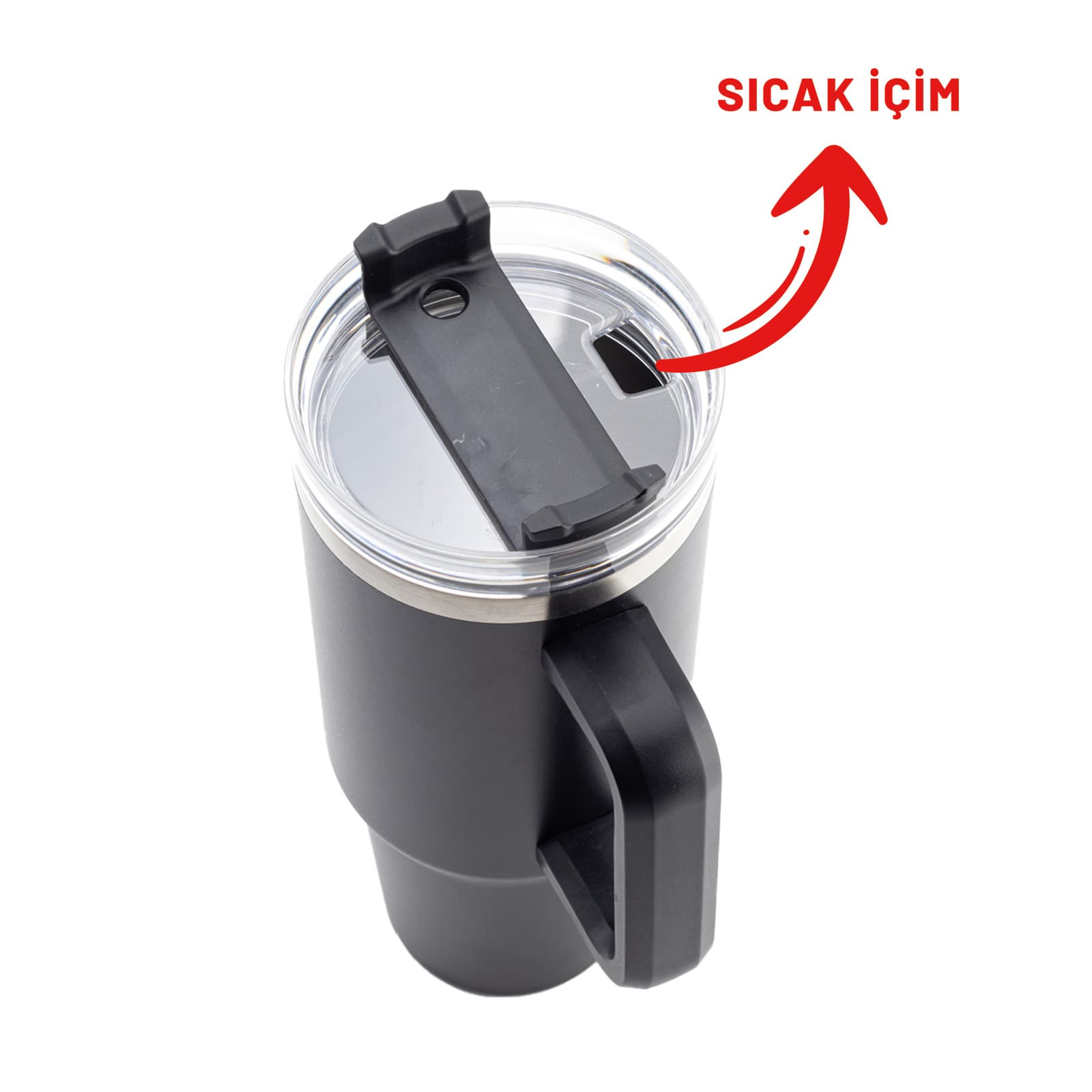 ADRASAN SİYAH 1200 ML TERMOS