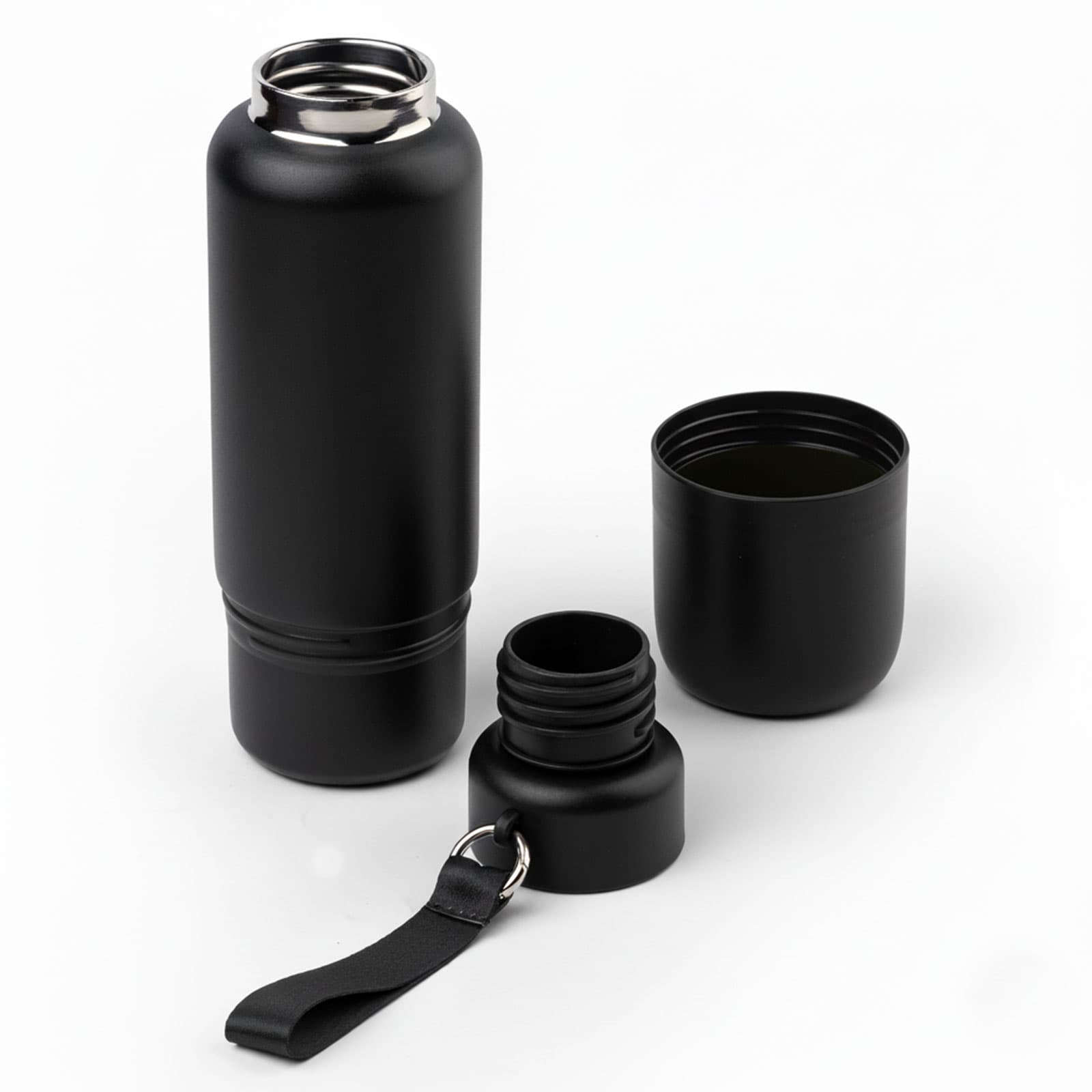 ULUDAĞ SİYAH 500 ML BARDAKLI TERMOS