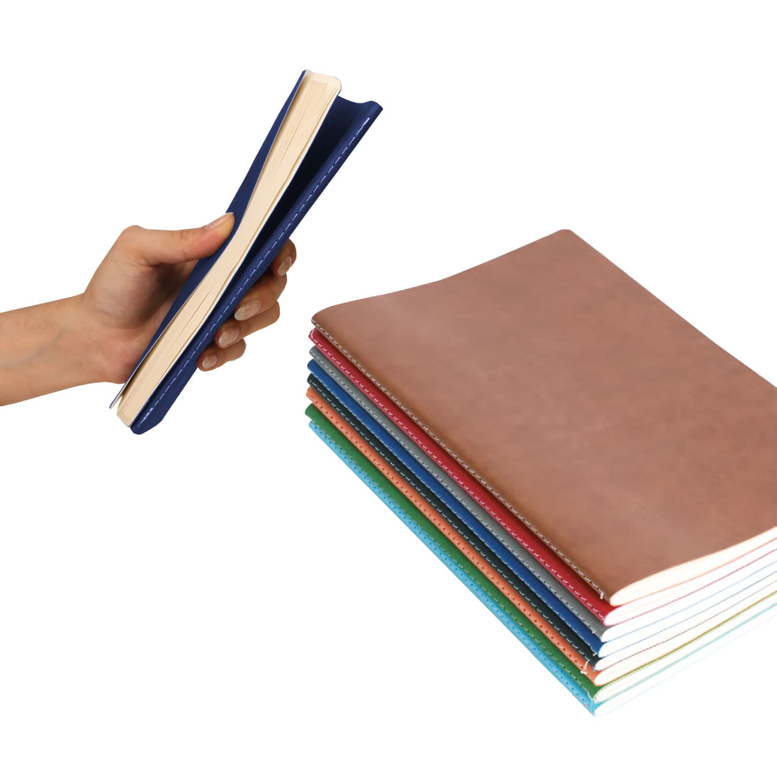 SIHHİYE YEŞİL TERZİ DİKİŞLİ DEFTER (13X21 CM)