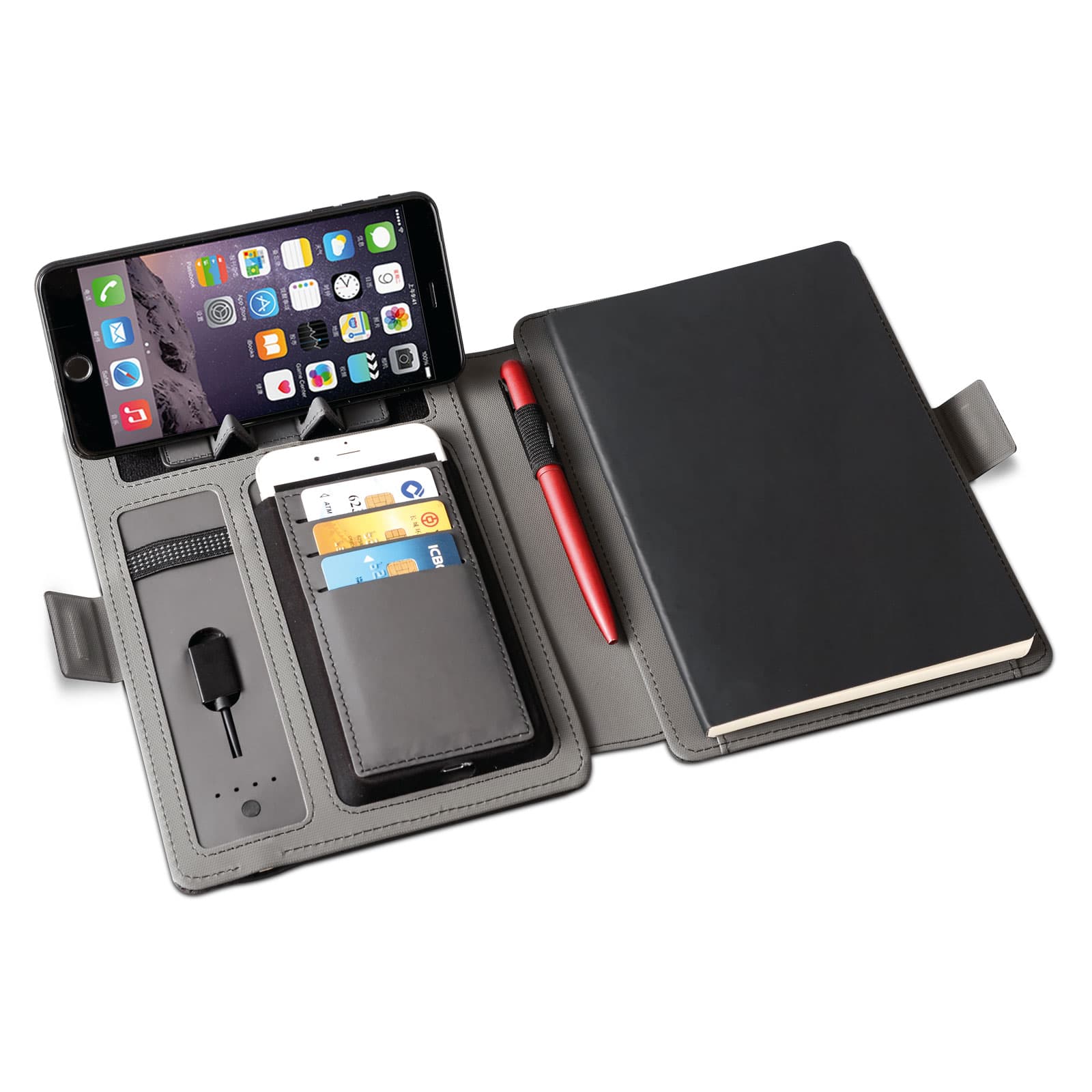 ALANYA 8.000 MAH WIRELESS POWERBANK ORGANİZER