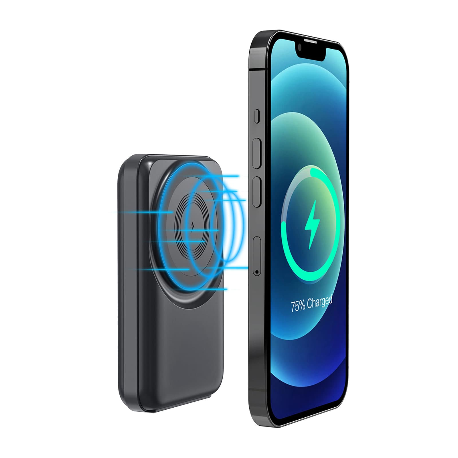 KÜÇÜKLER 10.000 MAH SİYAH MAGSAFE ve WIRELESS POWERBANK