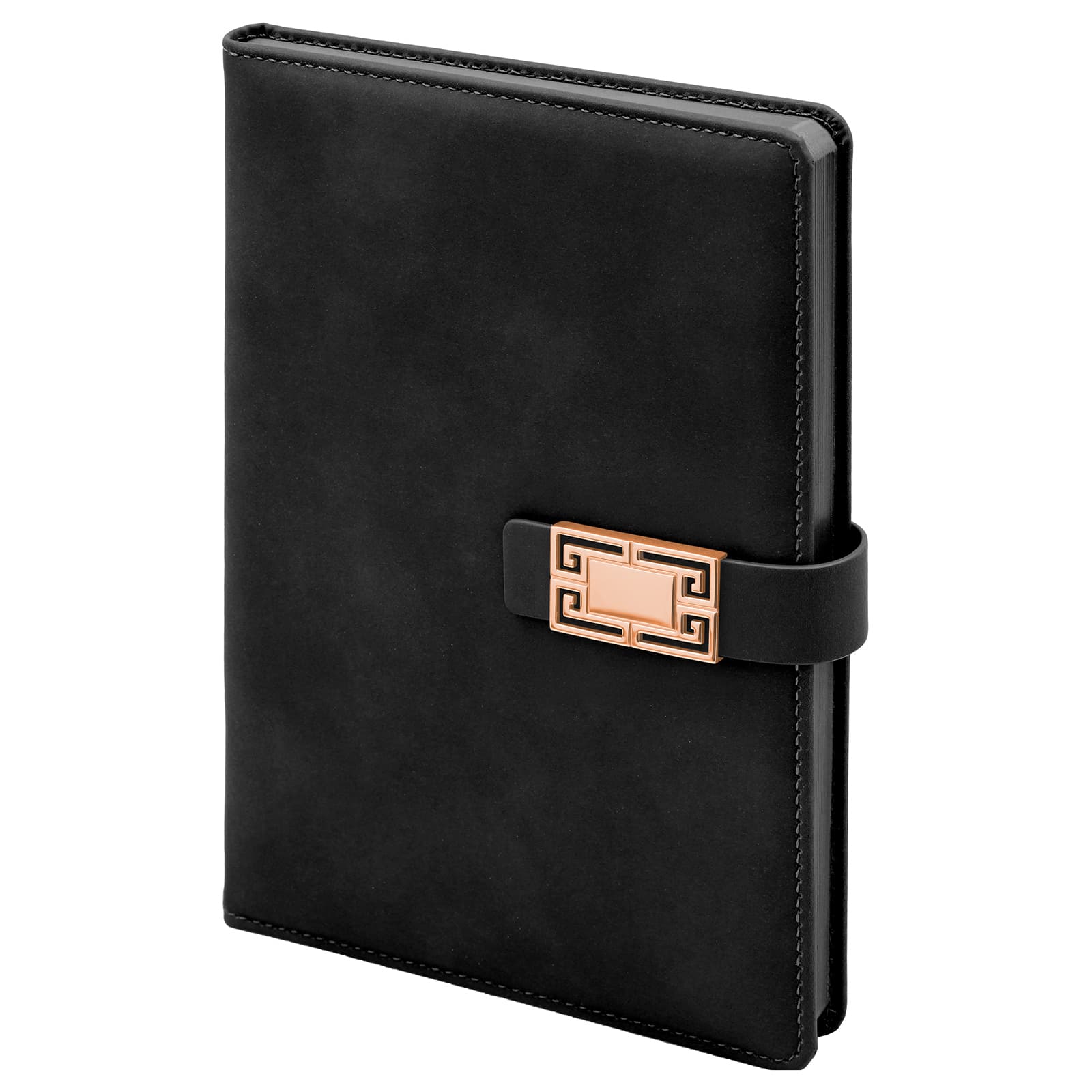 ÖVEÇLER SİYAH TARİHSİZ DEFTER (15X21 CM)