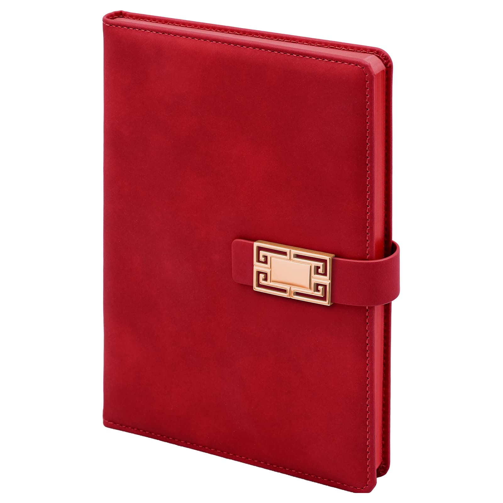 ÖVEÇLER KIRMIZI TARİHSİZ DEFTER (15X21 CM)