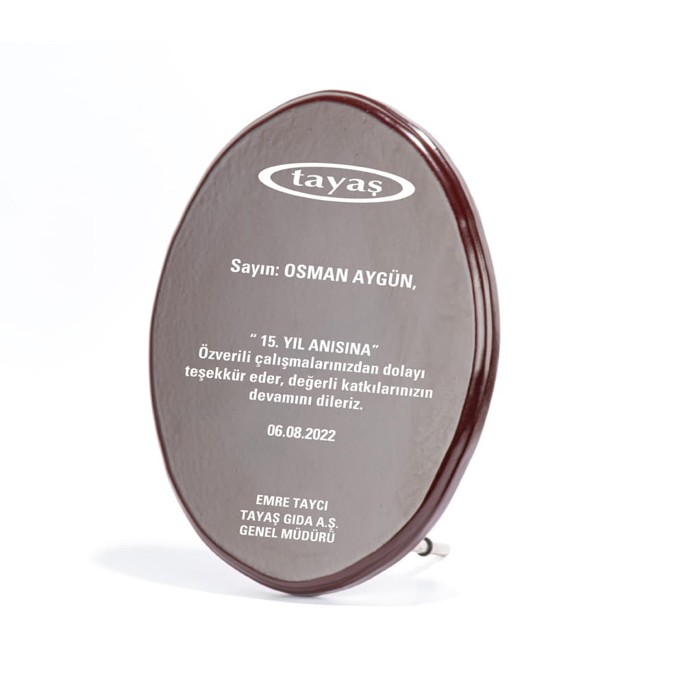 Ahşap Plaket Model BK-77 promosyon ürünü