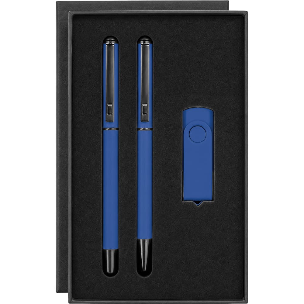 USB Kalem Set Model 9220-32GB-L - Lacivert promosyon ürünü