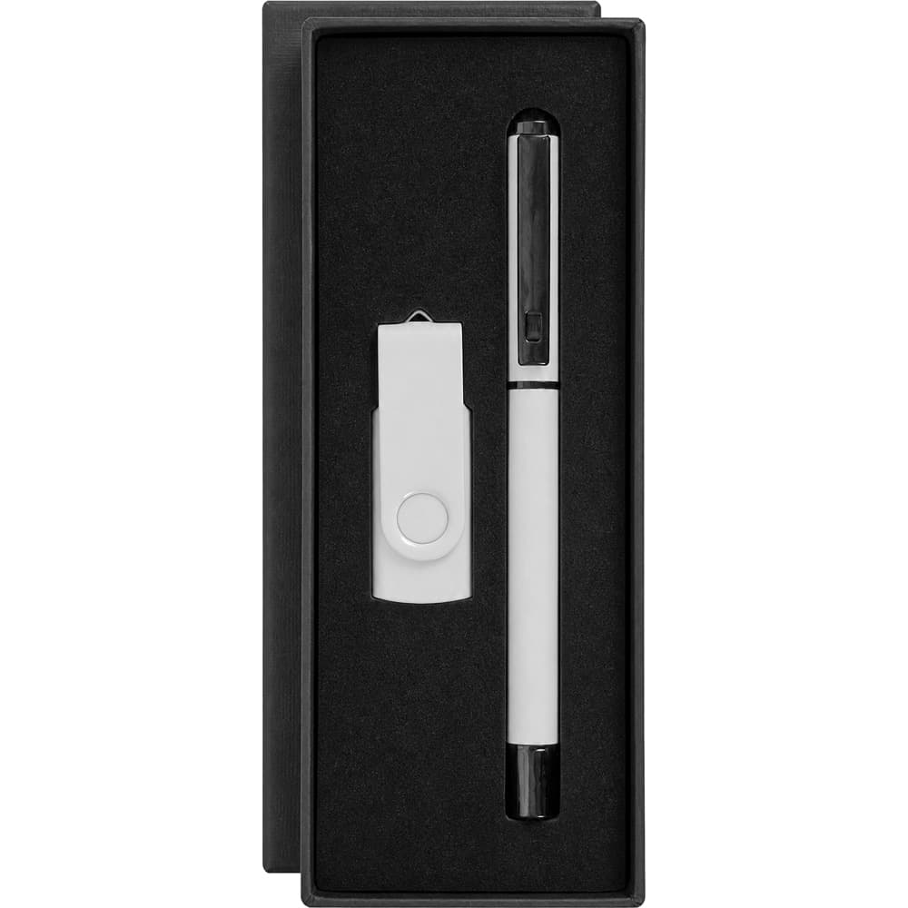 USB Kalem Set Model 9210-32GB-B - Beyaz promosyon ürünü