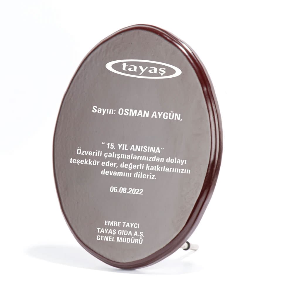 Ahşap Plaket logo baskılı ucuz promosyon ürünleri toptan fiyat
