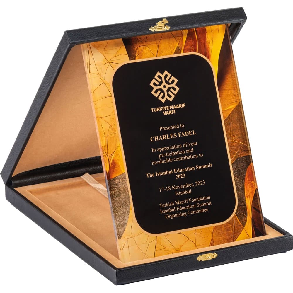 Kutulu Kristal Plaket logo baskılı ucuz promosyon ürünleri toptan fiyat