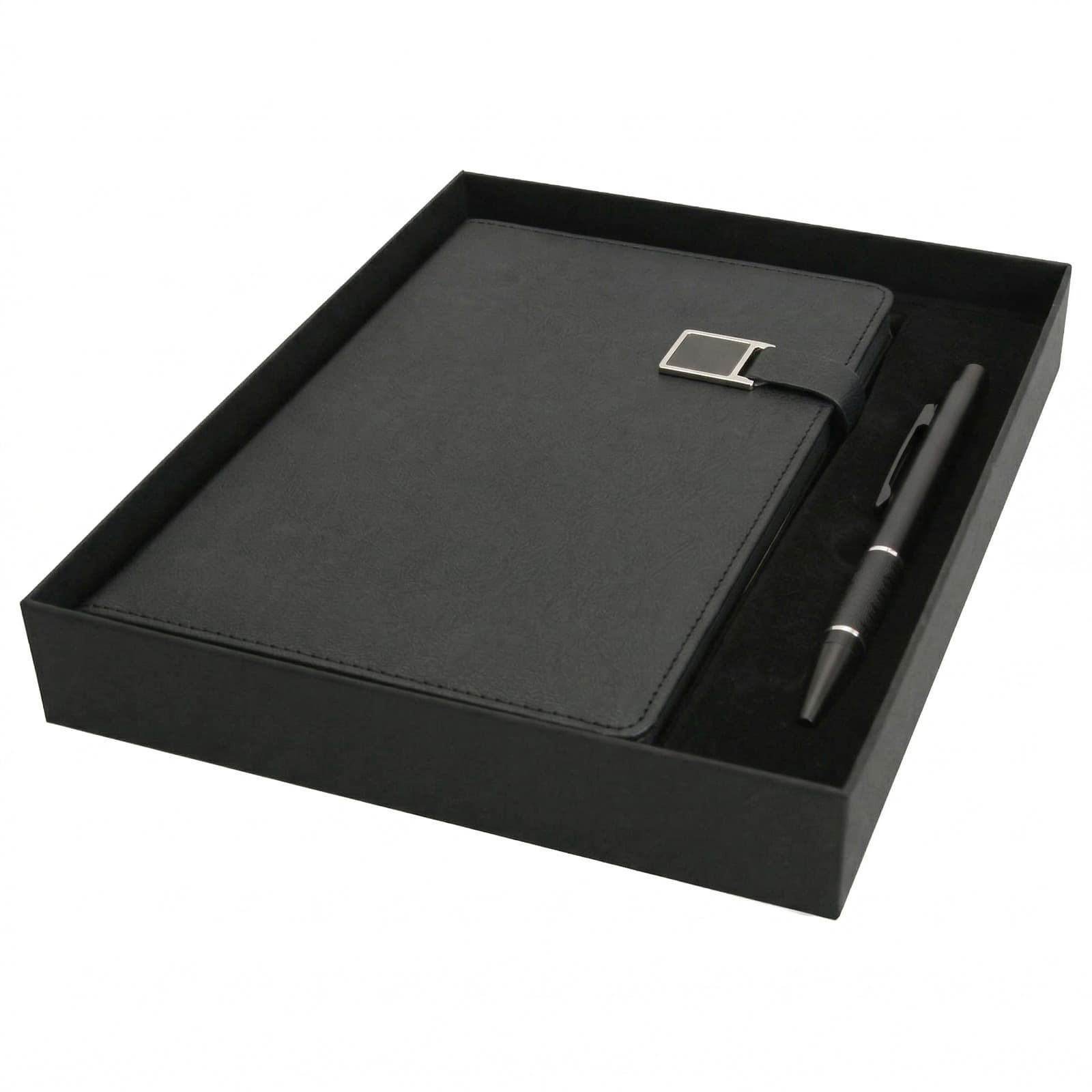 EZİNE SİYAH HEDİYELİK SET logo baskılı ucuz promosyon ürünleri toptan fiyat